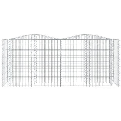 Gabbione Ad Arco Con Letto Rialzato 200x50x100 Cm Ferro Zincato - Foto 2