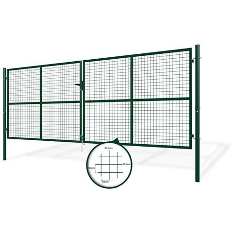 Confezione Cancello Battente In Rete Olga 400b150 + Cancello Verde Da 1 M - Foto 2