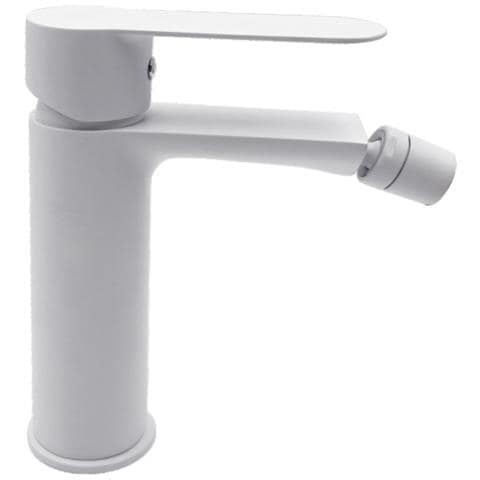 Miscelatore Rubinetto Oceania Per Bidet In Ottone Colore Bianco Opaco Con Piletta - Foto 1