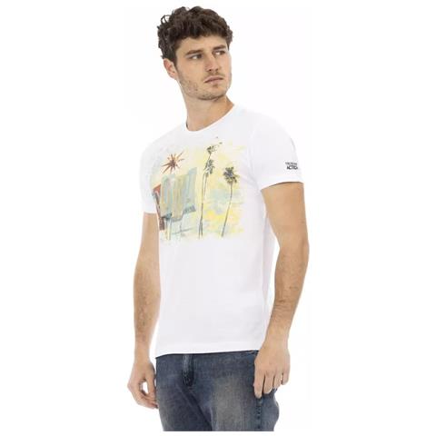 Maglietta In Cotone Bianco - Xxl - Foto 2