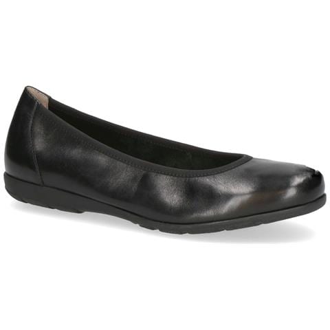 Black Nappa Casual Closed Ballerinas Ballerine Pelle Scarpe Donna Nero Eu 37, 9-22150-42-022 - Foto 1