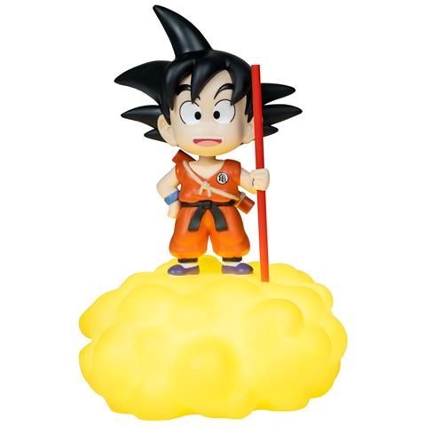 Goku In Piedi Sulla Nuvola 16 Cm Figura Luminosa Senza Fili, Giallo - Foto 1