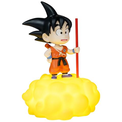 Goku In Piedi Sulla Nuvola 16 Cm Figura Luminosa Senza Fili, Giallo - Foto 2