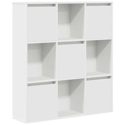 Libreria Bianca 89x24x101,5 Cm In Legno Multistrato - Foto 2