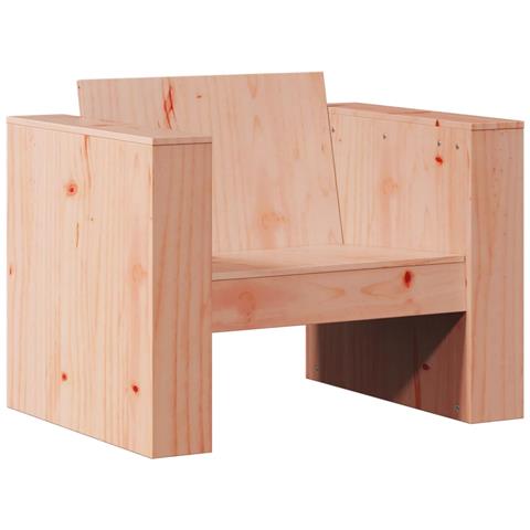 Lusso Casadino -  Divano Da Giardino 79x60x62 Cm In Legno Massello Di Douglas - Foto 1