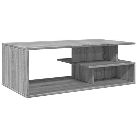 Lusso Casadino -  Tavolino Da Salotto Grigio Sonoma 102x55x35cm Legno Multistrato - Foto 1