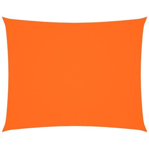 Parasole A Vela Oxford Rettangolare 3x4 M Arancione - Foto 1