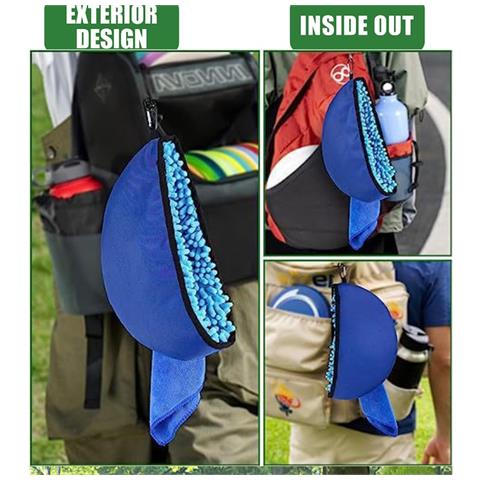 Nuova Tasca Per La Pulizia Del Frisbee - Comodo Contenitore Per Dischi Blue - Foto 3