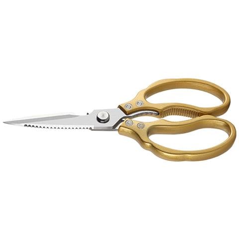 Forbici Da Cucina Per Impieghi Gravosi - Cesoie Multifunzionali Gold - Foto 4