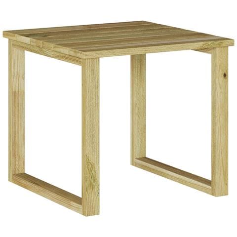 Tavolo per lettini 40x40x36 cm Legno di pino impregnato - Foto 1