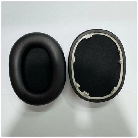 Cuscinetti Auricolari Di Ricambio Compatibili Con Sony Wh-1000xm6 - Pelle Proteica, Nero (confezione Da 2) - Foto 6