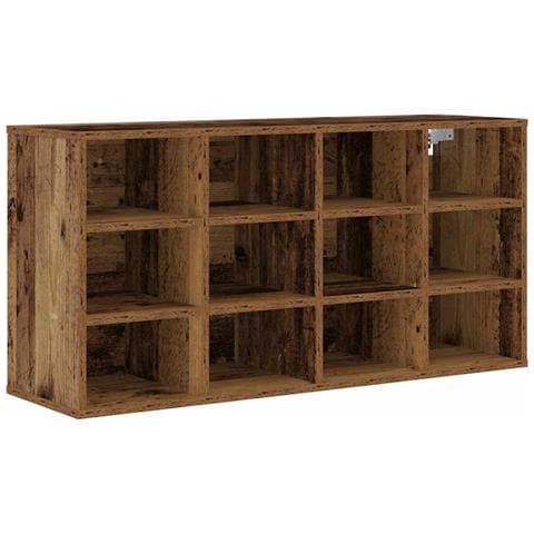 Scarpiera Legno vecchio 103 x 30 x 51 cm Legno multistrato - Foto 1