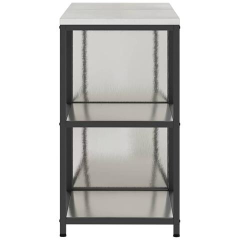 Set di Stoccaggio per Cucina 2 pcs Argento 120 x 50 x 92 cm - Foto 9