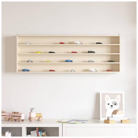 Scatola Espositiva in Legno Marrone 100 x 8.5 x 36 cm - Foto 2