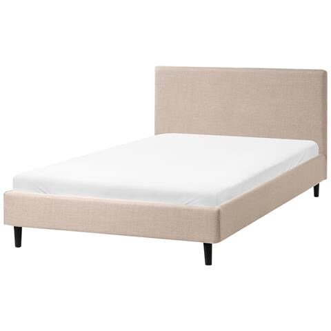 Letto Tessuto Fitou 120 X 200 Cm Beige - Foto 2