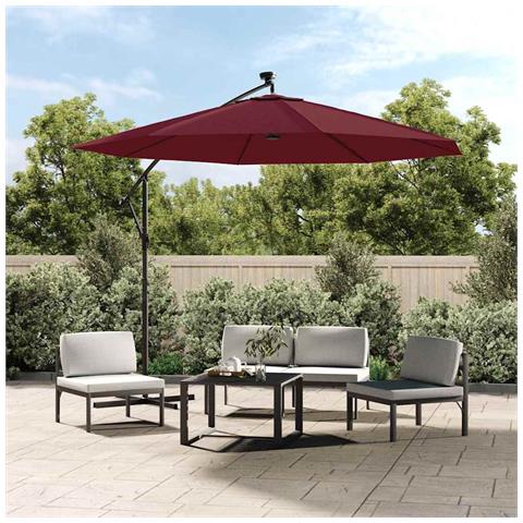 Lusso Casadino - Telo Di Ricambio Per Ombrellone Bordeaux 350 Cm - Foto 8