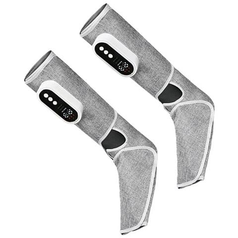 Massaggiatore Wireless Per Gambe - Compressione Ad Aria Per Piedi E Polpacci Con Calore E Pressione Regolabile Grey - Foto 2