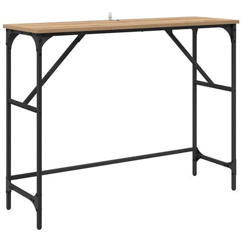 Tavolo consolle Rovere artigianale 100 x 32 x 75 cm - Foto 1