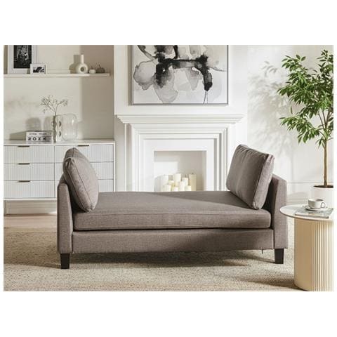 Chaise Longue Archiane Tessuto Tortora - Foto 1