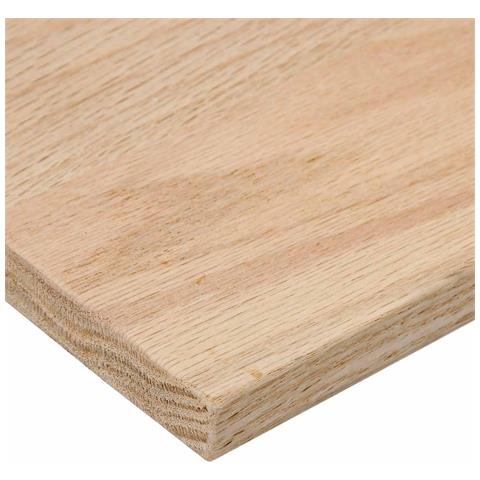 Gradini 4 pz 110x25x2 cm in Rovere Massello Non Trattato - Foto 9