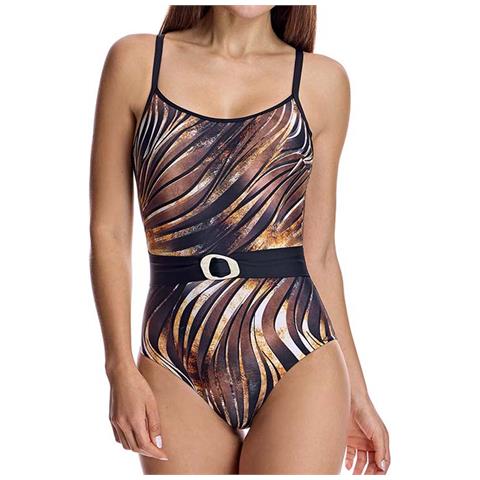 W251281 Costume Da Bagno Da Donna Con Scollo Tondo - Foto 2