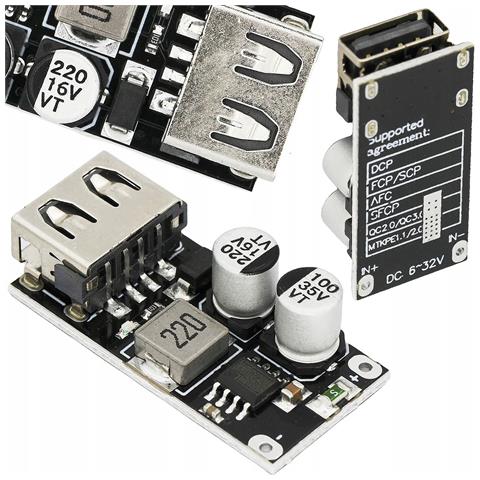 Convertitore Di Tensione Usb - Modulo Step Down 1 Canale | Compatibile Con Usb 2.0/3.0, 5v Dc | Sicurezza E Facilità D'installazione - Foto 1