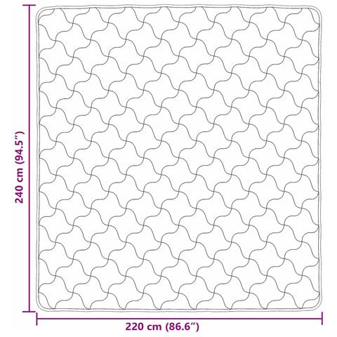 Duvet Estivo Rosa 220 x 240 cm Microfibra e Fleece Teddy - Foto 9