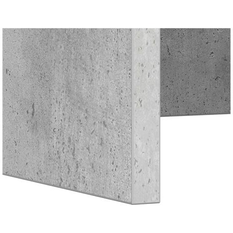 Scrivania a parete Grigio cemento 100 x 45 x 30 cm - Foto 9