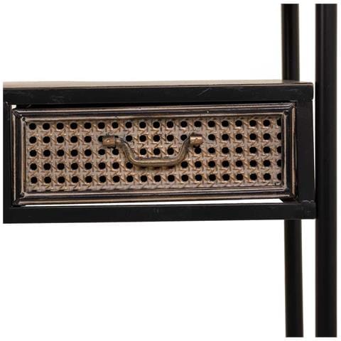 Mobile Da Ingresso In Metallo Marrone 122x42x80h - Foto 8