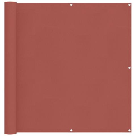 Schermo da balcone Terracotta 110 x 700 cm Tessuto Oxford - Foto 1