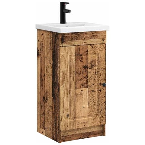Mobile da bagno con lavabo Legno antico 42 x 40 x 84,5 cm - Foto 1