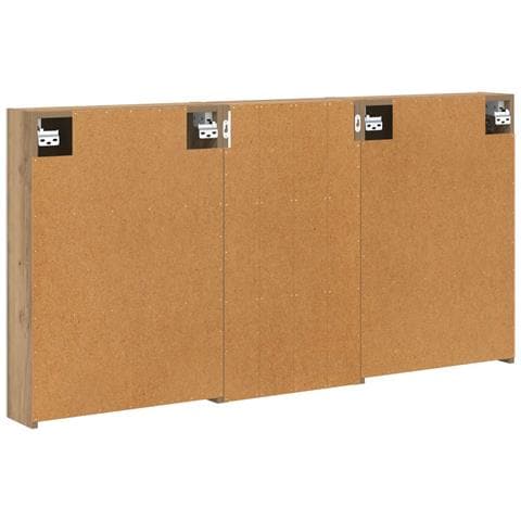 Set di Armadi da Bagno con lo scaffale 3 pcs 140 x 14,5 x 70 cm - Foto 9