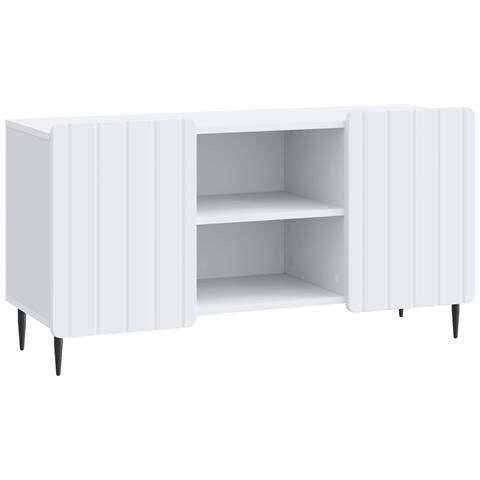 Mobile TV Bianco 102 x 34,5 x 52 cm Legno ingegnerizzato - Foto 1