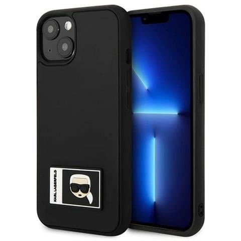 Karl Lagerfeld Klhcp13m3dkpk Custodia Iphone 13 6,1 Nera /nera Ikonik Patch - Foto 1