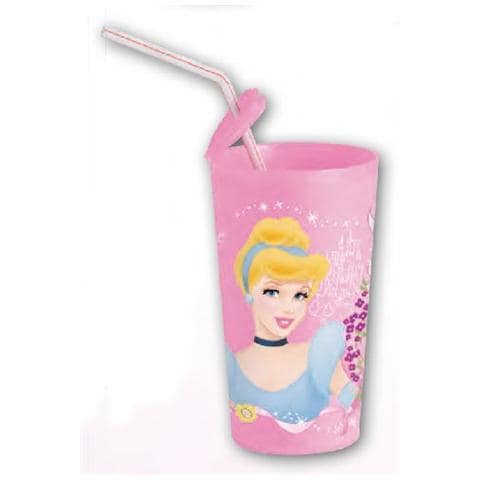 Principesse Disney - Bicchiere Con Porta Cannuccia - Foto 1