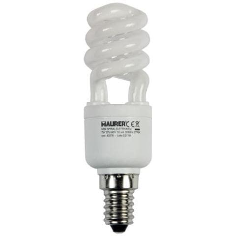 Lampadina Lampada Risparmio Energetico Minispirale E14 11W Luce Calda - Foto 2
