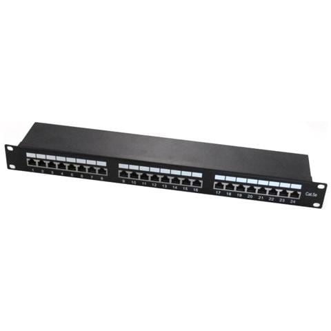Patch Pannel Ftp 24 Posti Rj45 Cat. 5e Nero - Foto 1