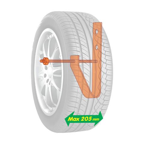 Set 4 Porta Pneumatici A Parete - Foto 2