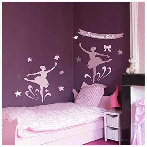 152536 Adesivi Murali - Stickers Per I Bambini -ballerina, 1 Foglio, 24 X 68 Cm- - Foto 2