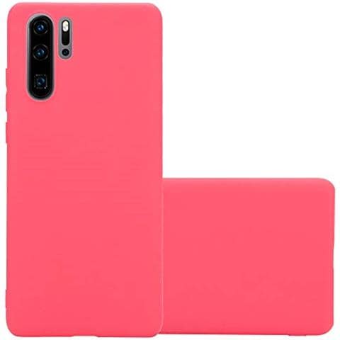 Custodia Compatibile Con Huawei P30 Pro In Candy Rosso - Coperchio Protettivo In Silicone Tpu Flessibile - Foto 1