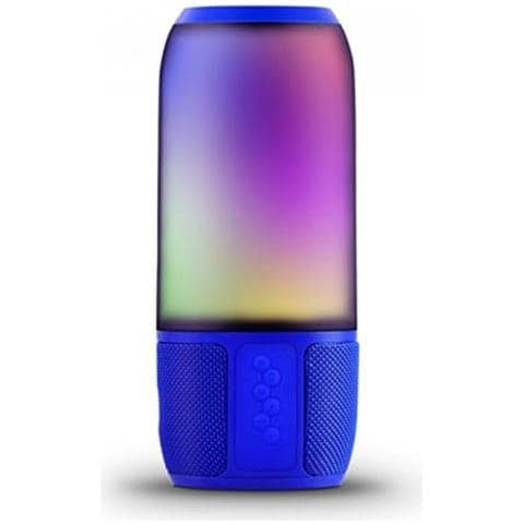 V-tac Smart Home Vt-7456 Lampada Da Tavolo Led 6w Multifunzione Rgb Con Speaker Bluetooth Corpo Blu - Sku 8569 - Foto 1