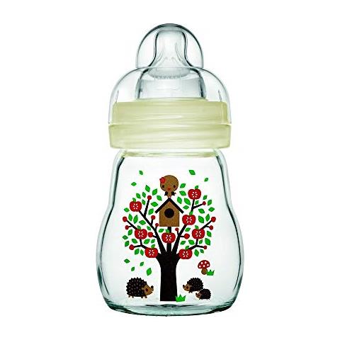 Mam Bottiglia In Vetro 170 Ml 06 Mesi Tipo Flusso 1 Colore: Bianco - Foto 1