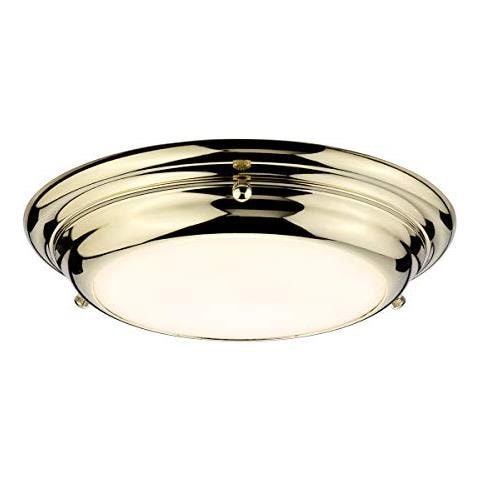 Elstead - Welland 1 Luce Mini Led Light Flush - Ottone Lucido Welland / f / s Pb - Foto 1