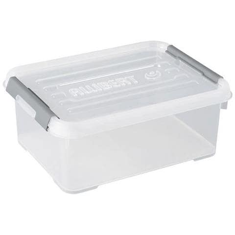 Bote De Rangement Handy Plus - Clips Gris - Couvercle Transparent - 12 L - Foto 1