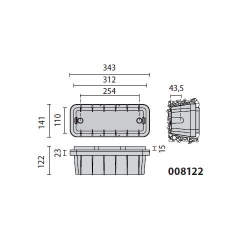Controcassa Per Insert 2 - 8122 - Foto 2