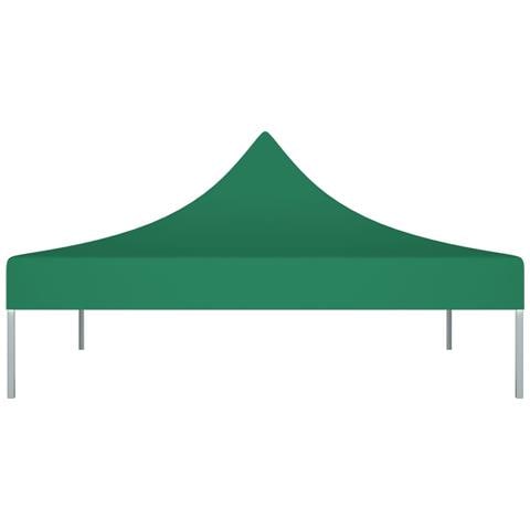 Tetto Per Tendone Per Feste 3x3 M Verde 270 G / m - Foto 2