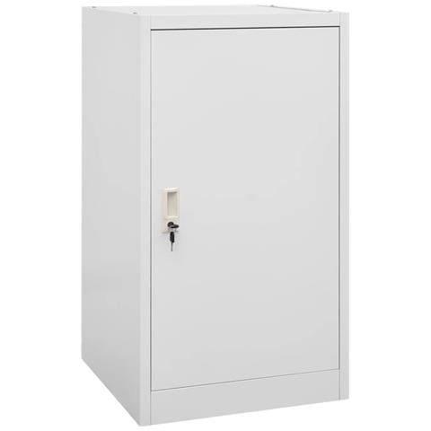 Armadio Porta Sella Grigio Chiaro 53x53x105 Cm In Acciaio - Foto 1