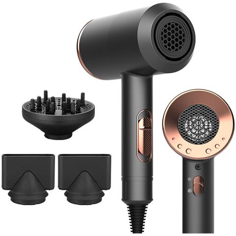 Asciugacapelli Professionale Potenza 2000 W Colore Nero - Foto 1