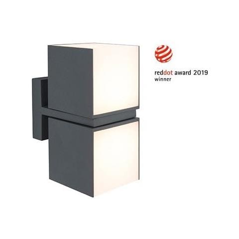 Lampada Da Parete Lutec ""cuba"" Esterno Led 24.4w 2400lm [lu-5193801118] - Foto 1