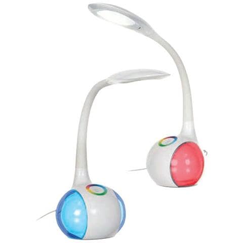 Lampada Da Tavolo Aje-rainbow Rgb Bianco 80 Plastica 6 W 230 V - Foto 1